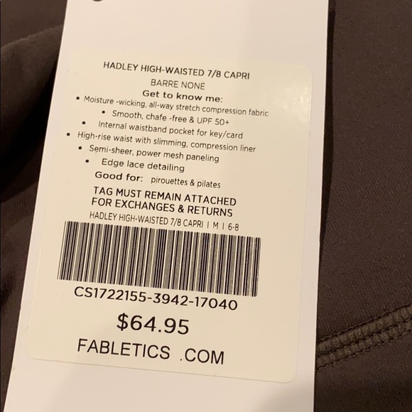 Medium fabletics mesh leggings - Picture 2 of 4